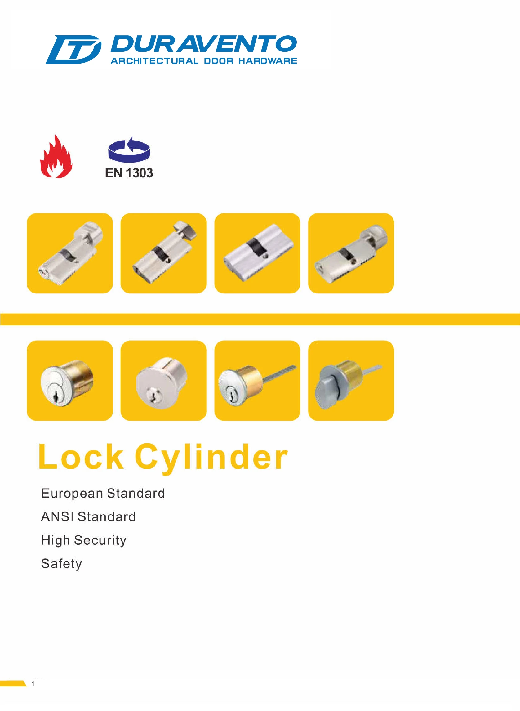 Lock Cylinder Catalogue thumbnail